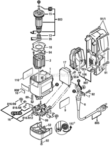 Part Location Diagram of 2610911635 Bosch Reference Plate