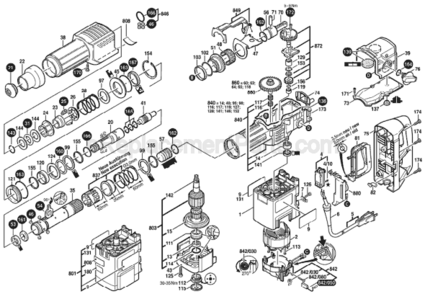 Part Location Diagram of 1900210130 Bosch Tool O-RING