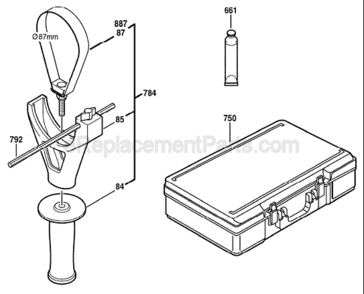 Part Location Diagram of 1617000807 Bosch Tool CLAMPING BAND