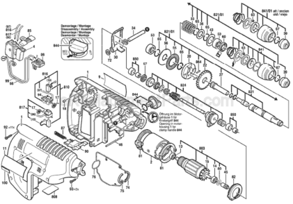Part Location Diagram of 1610210138 Bosch Tool SEAL RING