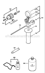Part Location Diagram of 2915051180 Bosch Tool HEXAGON NUT