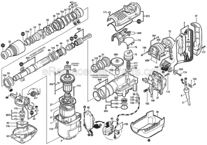 Part Location Diagram of 1617233033 Bosch Tool GOVERNOR