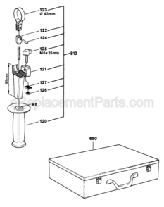 Part Location Diagram of 1613521001 Bosch Tool THREADED PIN