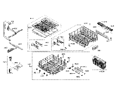 Racks/spray arm Diagram and Parts List for SHX863WD5N 01 Bosch Dishwasher