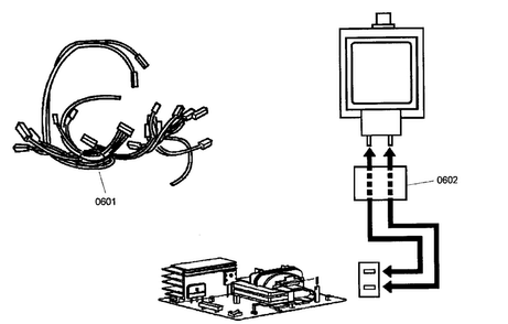 Wiring Diagram and Parts List for MEMC301ES01  Thermador Microwave