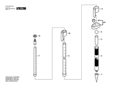 Part Location Diagram of 2610A10315 Bosch HEIGHT NUT$ 5/8-11