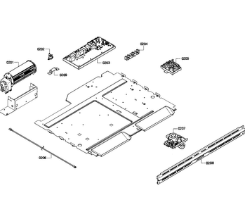 Pcb's Assy Diagram and Parts List for HBL3460UC 07 Bosch Wall Oven