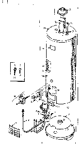 Replacement Parts Diagram and Parts List for 153330810  Kenmore Water Heater
