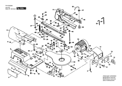 Part Location Diagram of 2610009709 Bosch Spring Washer