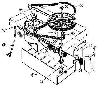 Motor Diagram and Parts List for TMC28  Thermador Trash Compactor