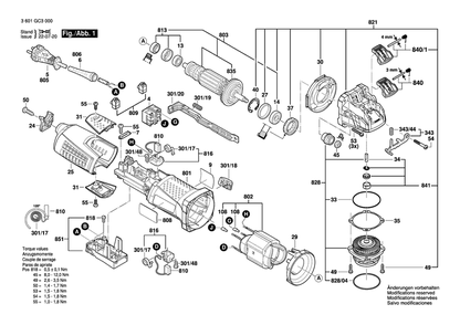 Part Location Diagram of 1604220532 Bosch Field Assembly 220-230v