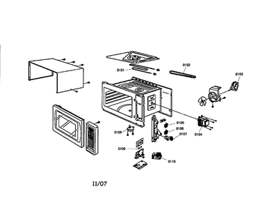 Bosch Hmb8060-01-2007 1 Diagram and Parts List for HMB8060-01-2007  Bosch Microwave