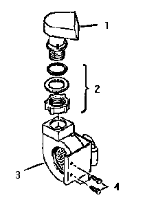 Blower Assembly Diagram and Parts List for TD5000S  Thermador Dishwasher