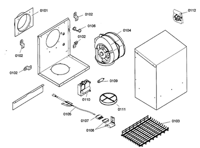 Part Location Diagram of 00671730 Bosch DISPLAY MODULE