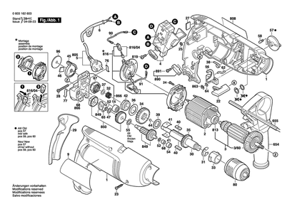 Part Location Diagram of 2608572121 Bosch Keyless Chuck 1/2