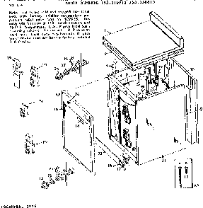 Replacement Parts Diagram and Parts List for 153310710  Kenmore Water Heater