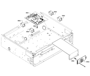 Pcb's Assy Diagram and Parts List for PRD304GHC 09 Thermador Range