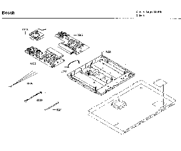 Pcb's Diagram and Parts List for HIIP054U 05 Bosch Range