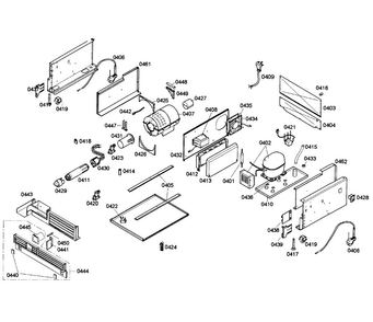 Compressor Diagram and Parts List for T24ID80NLP 99 Thermador Freezer
