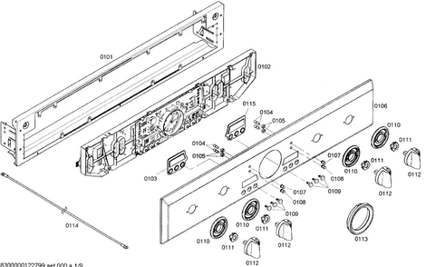 Part Location Diagram of 00144683 Bosch PANEL