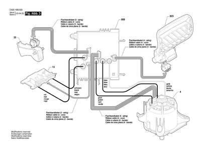 Diagram 3 Diagram and Parts List for 3600HB8600  Bosch Chainsaw