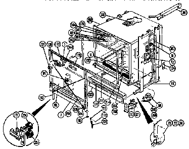Part Location Diagram of 135742 Bosch Lever trip detergent cup (begin with seq. code ...
