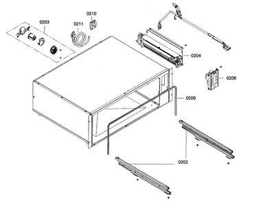 Part Location Diagram of 00645703 Bosch POWER MODULE