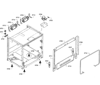 Part Location Diagram of 00618400 Bosch 00 Door Switch