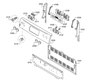 Part Location Diagram of 00707325 Bosch CONTROL UNIT