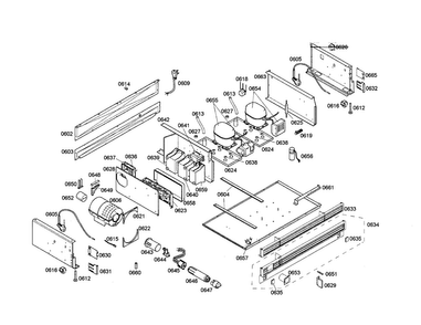 Compressor/condenser Diagram and Parts List for T36IB70CSS 01 Thermador Refrigerator