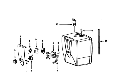 Main Assy Diagram and Parts List for 153318020  Kenmore Water Heater