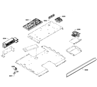 Pcb's Assy Diagram and Parts List for HBN3550UC 06 Bosch Wall Oven