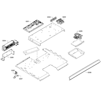 Pcb's Assy Diagram and Parts List for HBN5450UC 06 Bosch Wall Oven
