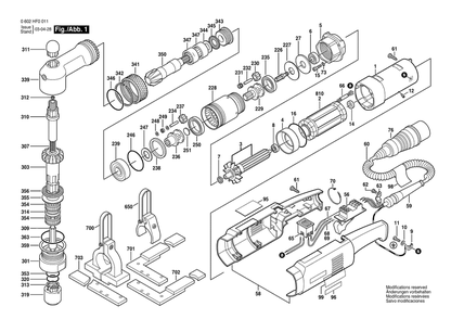 Part Location Diagram of 1600502005 Bosch Air-Deflector Ring
