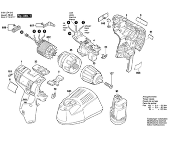 Part Location Diagram of 2609134053 Bosch Tool LABEL