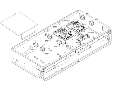 Pcb's Assy Diagram and Parts List for PRD486GDHC 04 Thermador Range
