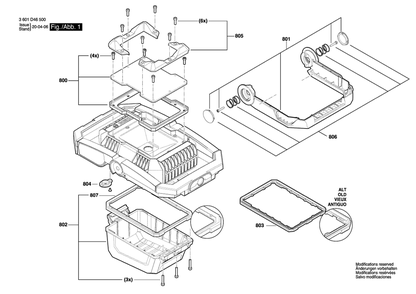 Part Location Diagram of 1607000C6B Bosch Seal