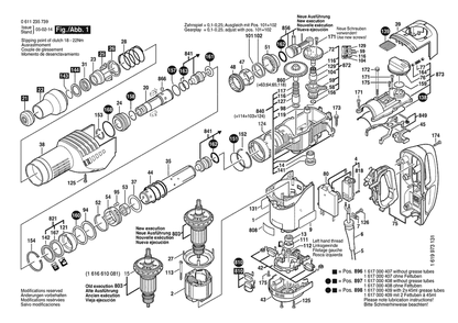 Part Location Diagram of 1617000409 Bosch Service Pack