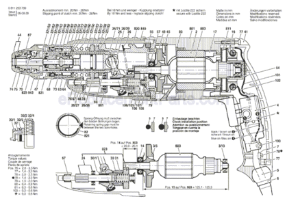 Part Location Diagram of 1610590014 Bosch Tool BUSHING