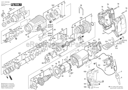 Part Location Diagram of 1614336064 Bosch Tool BRUSH PLATE
