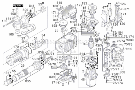 Part Location Diagram of 1607200244 Bosch Tool ON-OFF SWITCH