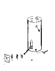 Replacement Parts Diagram and Parts List for 153312360  Kenmore Water Heater