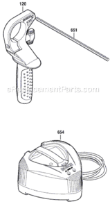 Page B Diagram and Parts List for 11536C-1 3611J03R10 Bosch Demolition Hammer