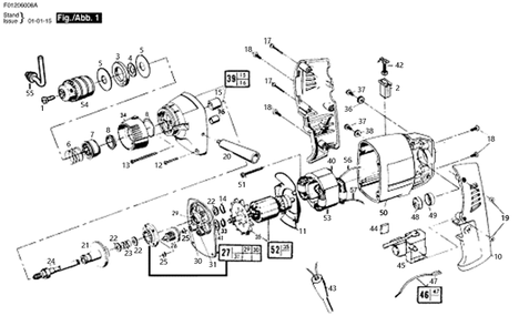Part Location Diagram of 2610304129 Bosch Terminal