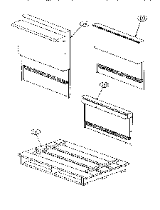 Section 4 Diagram and Parts List for GCR36-4GL  Thermador Range