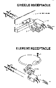 Section 1 Diagram and Parts List for TMHCV36GW  Thermador Cooktop