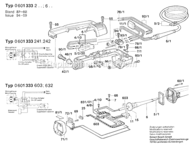 Part Location Diagram of 1605132083 Bosch Handle