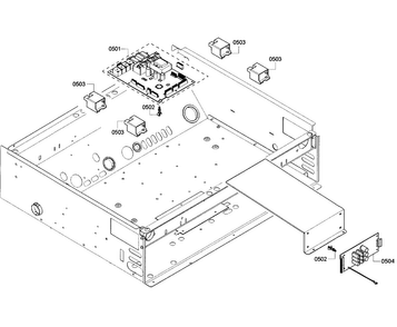 Pcb's Assy Diagram and Parts List for PRD304GHC 05 Thermador Range