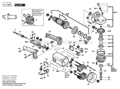 Part Location Diagram of 1601110757 Bosch Label