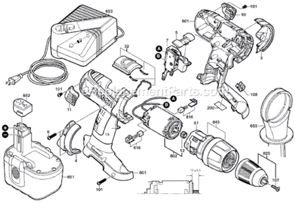 Part Location Diagram of 2601116994 Bosch Nameplate